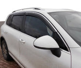 Volkswagen Tiguan 2007–2016 Vetrni deflektorji oken s kromiranim okrasnim trakom (4 kos, Niken) fotografija 1