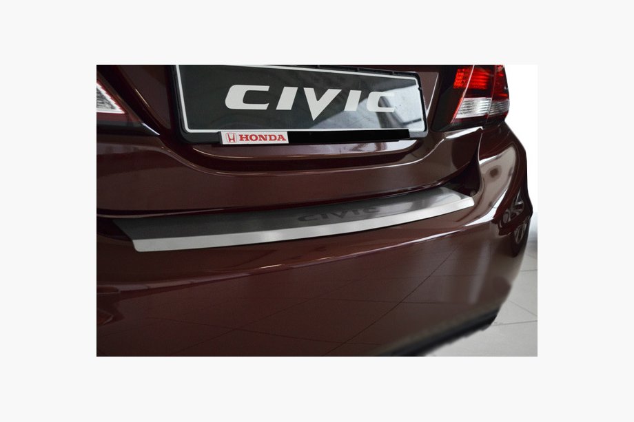 Honda Civic Sedan IX 2011–2016 Nerjaveča obloga zadnjega odbijača z zavihkom Nataniko (2014-2017) Image