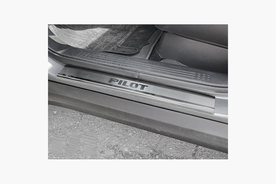 Honda Pilot 2008–2015 Natanika Premium letve pragov (4 kosi, nerjavno jeklo) Image