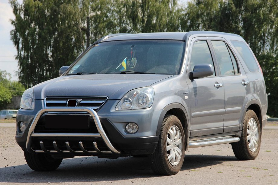 Honda CRV 2001–2006 Prednji zaščitni lok WT003 (nerjavno jeklo) Fotografija 2