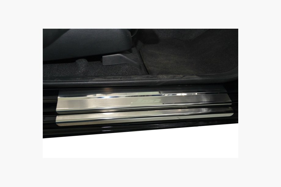Honda FIT/Jazz 2009–2013 Obloge pragov Natanika Premium (8 kos, nerjaveče jeklo) Image