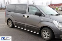 Hyundai H300, H1, Starex 2008–2020 Stranske cevi BB001 (2 kosa, nerjavno jeklo) fotografija 2