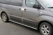 Hyundai H300, H1, Starex 2008–2020 Stranske cevi BB001 (2 kosa, nerjavno jeklo) fotografija 1