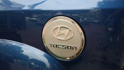Hyundai Tucson JM 2004– Pokrov lopute rezervoarja za gorivo (nerjaveče jeklo) fotografija 6