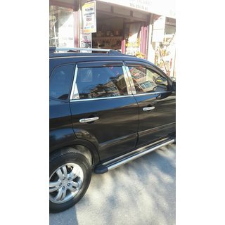Pokrovi stebričkov (nerjavno jeklo) Hyundai Tucson JM 2004– fotografija 2