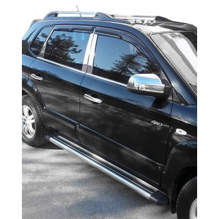 Pokrovi stebričkov (nerjavno jeklo) Hyundai Tucson JM 2004– fotografija 1