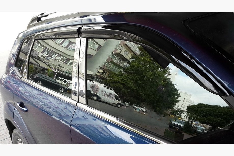 Hyundai Tucson JM 2004– Deflektorji oken (4 kos, Perflex Sport) Image