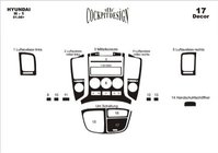 Hyundai H300, H1, Starex 2008–2020 Obloge armaturne plošče (mali komplet) fotografija 2