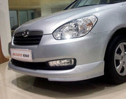 Hyundai Accent 2006–2010 Sprednji spodnji lip spojler (za lakiranje) fotografija 1