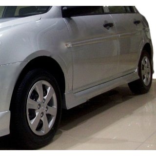 Športni stranski pragovi (za lakiranje) Hyundai Accent 2006–2010 fotografija 2