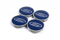 Ford Sredinski pokrovčki za platišča 54,5/50 mm modri (4 kos) fotografija 1