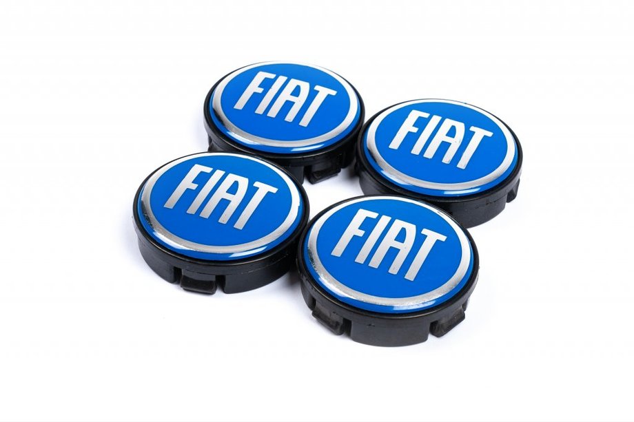 Fiat Sredinske kapice platišč 57/55,5 mm modre (4 kos) Image