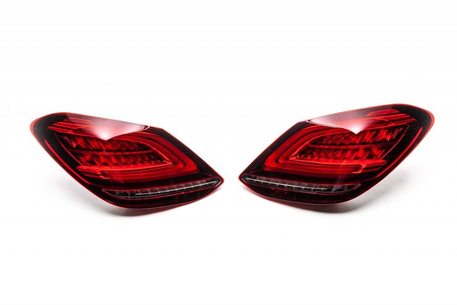 Mercedes C-class W205 2014–2021 Zadnje luči facelift (2 kos) Fotografija 1