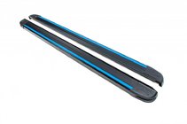 Peugeot Boxer 2006–2025 Stranske stopnice Maya Blue (2 kos, aluminij) fotografija 2