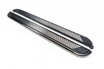 Subaru Outback 2009–2014 Stranske stopnice Maydos V2 (2 kosa, aluminij/nerjavno jeklo) fotografija 2