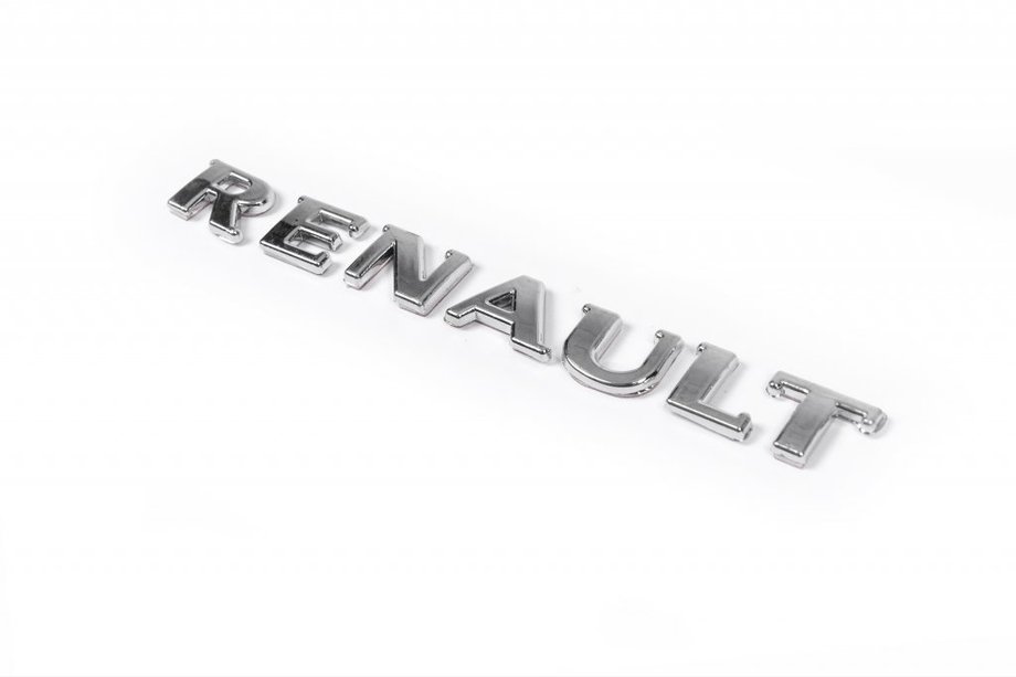 Renault Clio III 2005–2012 Napis Renault r1032 (133 x 18 mm) Image