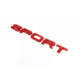 Napis Sport (rdeč) Range Rover Sport 2005–2013 fotografija 1