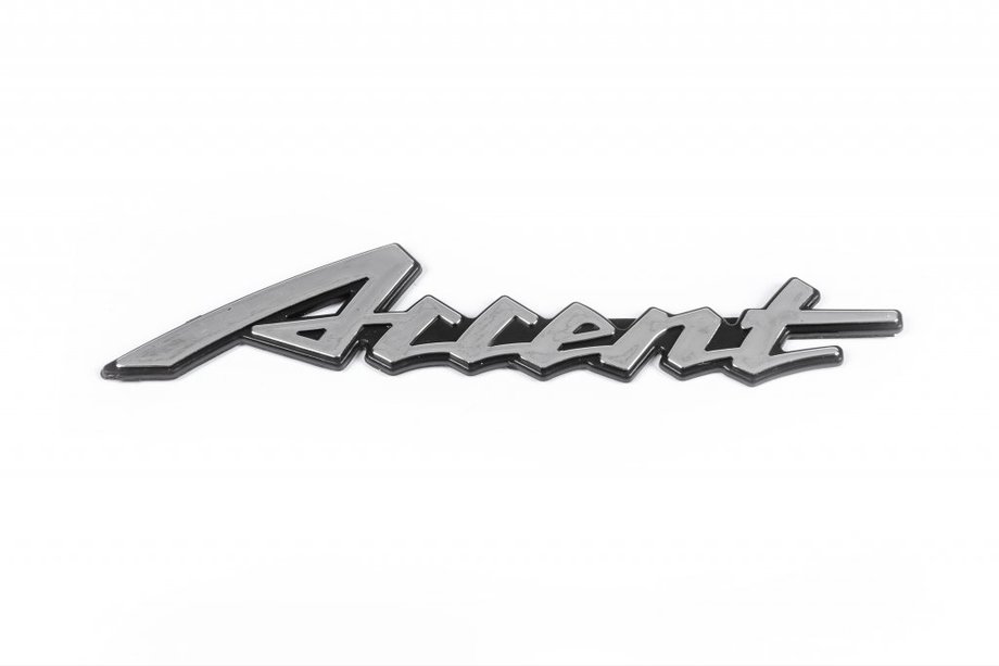Hyundai Accent 2000–2006 Napis Accent 16 cm (Turčija) Image