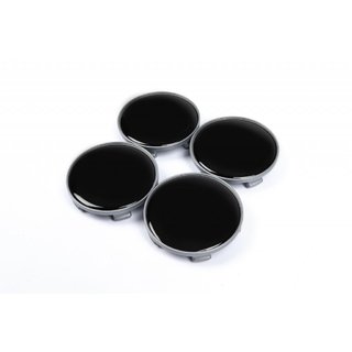 Sredinski pokrovčki platišč 68/64 mm V1 črni (4 kos) fotografija 1