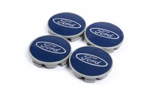 Ford Sredinski pokrovčki platišč 69/64 mm modri (4 kosi) fotografija 1