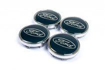 Ford Sredinske kapice za platišča 61/56 mm modre (4 kosi) fotografija 1