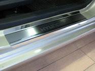 Hyundai I-10 2014–2017 Natanika Premium letve pragov (4 kosi, nerjavno jeklo) fotografija 1