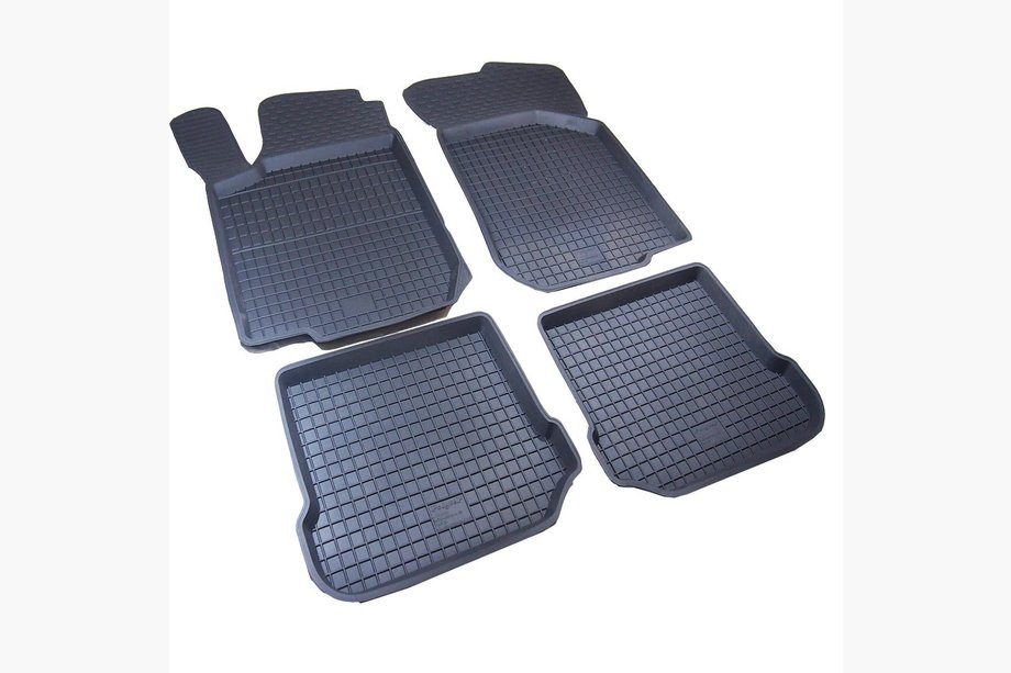 Volkswagen Jetta 2011–2018 Gumijaste preproge za kabino z visokim robom (4 kosi, Polytep) Image