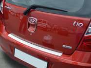 Hyundai I-10 2014–2017 Natanika zaščitna letev zadnjega odbijača (nerjavno jeklo) fotografija 1