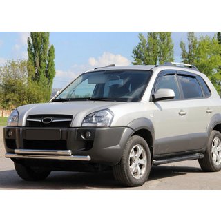 Sprednji zaščitni lok ST014 (nerjavno jeklo) Hyundai Tucson JM 2004– fotografija 1