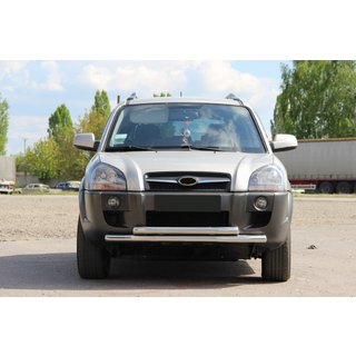 Sprednji zaščitni lok ST014 (nerjavno jeklo) Hyundai Tucson JM 2004– fotografija 2