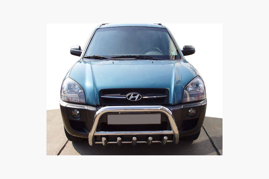 Hyundai Tucson JM 2004– Prednji zaščitni lok WT003 (nerjavno jeklo) 60 mm Image