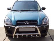 Hyundai Tucson JM 2004– Prednji zaščitni lok WT003 (nerjavno jeklo) 60 mm fotografija 1