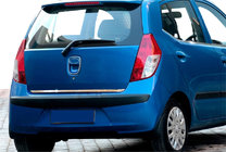 Hyundai I-10 2008–2013 Zaščitna letev roba prtljažnika (nerjaveče jeklo) fotografija 1