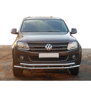 Sprednji zaščitni lok ST018-2 (nerjavno jeklo) Volkswagen Amarok 2010–2022 fotografija 1
