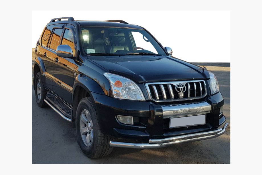 Toyota Land Cruiser Prado 120 2002–2009 Sprednji zaščitni lok ST014 (nerjaveče jeklo) 60/42 mm Image