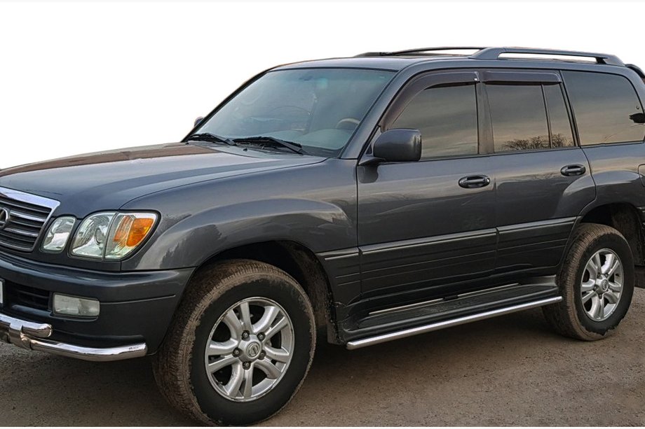 Lexus LX470 1998–2007 Zaščita bočnih pragov (2 kos, nerjaveče jeklo) Image