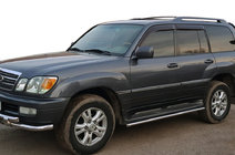 Lexus LX470 1998–2007 Zaščita bočnih pragov (2 kos, nerjaveče jeklo) fotografija 1