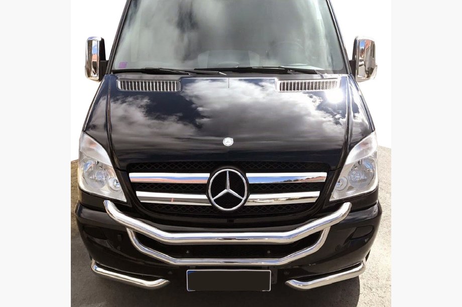 Mercedes Sprinter W906 2006–2018 Prednji zaščitni lok OM3-2 (2013+, nerjaveče jeklo) Image