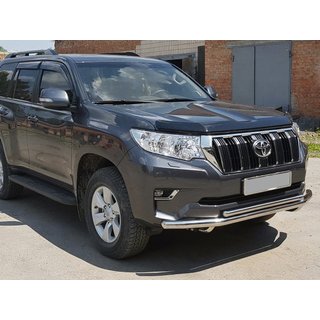 Sprednji zaščitni lok ST014 (nerjavno jeklo) Toyota Land Cruiser Prado 150 2009–2023 fotografija 1