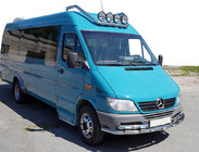 Mercedes Sprinter W901/902/903/904/905 1995–2006 Sprednji zaščitni lok ST015-2 (nerjavno jeklo) fotografija 1