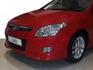 Hyundai I-30 2007–2011 Sprednji spodnji lip spojler (za lakiranje) fotografija 1
