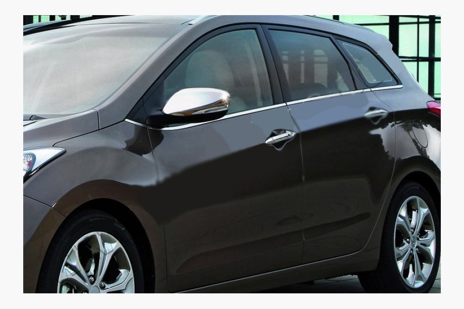 Hyundai Elantra (MD/UD) 2011–2015 Pokrovi ogledal z izrezom za smernik (2 kos, nerjavno jeklo) Image