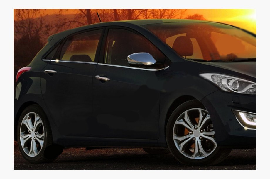 Hyundai I-30 2012–2017 ZNIŽANO! Nerjaveče jeklene letve stranskih oken (HB) Image