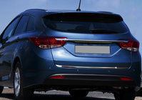 Hyundai I-40 2011–2019 Zaščitna letev roba prtljažnika (SW, nerjavno jeklo) fotografija 1