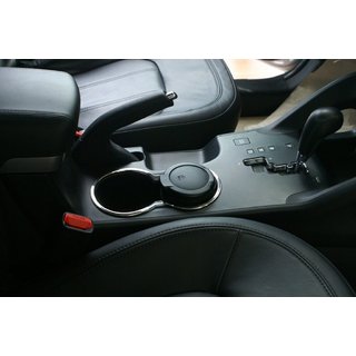 Obročki za držalo za pijačo (nerjavno jeklo) Hyundai IX-35 2010–2015 fotografija 1