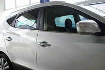 Hyundai IX-35 2010–2015 Spodnje okenske letvice (6 kos., nerj. jeklo) fotografija 2