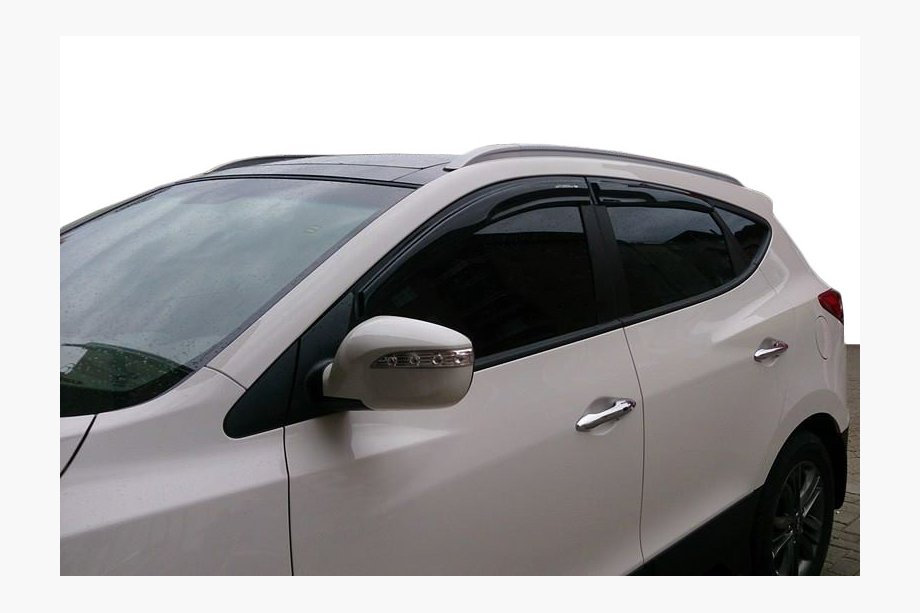 Hyundai IX-35 2010–2015 Kromirane obloge kljuk vrat (4 kosi, nerjavno jeklo) Brez čipa, Carmos – turško jeklo Image