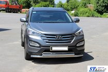 Hyundai Santa Fe 3 2012–2018 Sprednji zaščitni lok ST014 (nerjaveče jeklo) fotografija 5