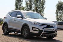 Hyundai Santa Fe 3 2012–2018 Sprednji zaščitni lok WT003 (nerjaveče jeklo) fotografija 4
