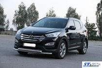 Hyundai Santa Fe 3 2012–2018 Sprednji zaščitni lok ST014 (nerjaveče jeklo) fotografija 4